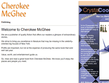 Tablet Screenshot of cherokeemcghee.com